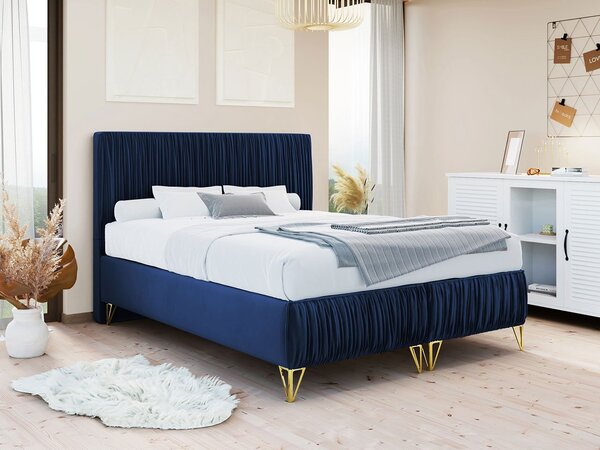 Mirjan24 Manželská posteľ Kottos II, Rozmer postele: 120x200, Farba: Amor Velvet 4328 5903211252891