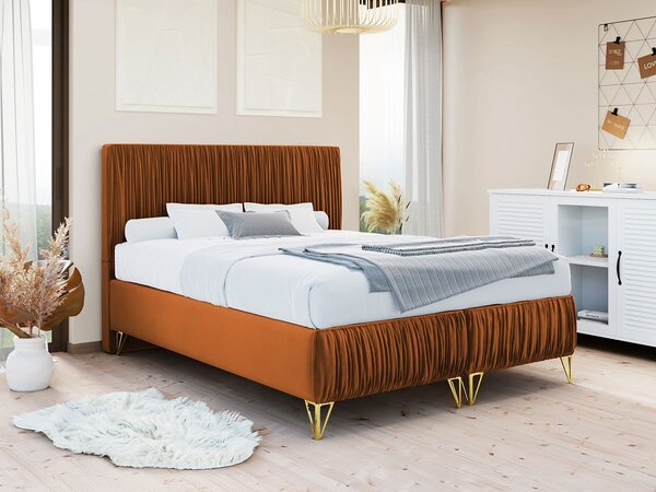 Mirjan24 Manželská posteľ Kottos II, Rozmer postele: 120x200, Farba: Amor Velvet 4328 5903211252891