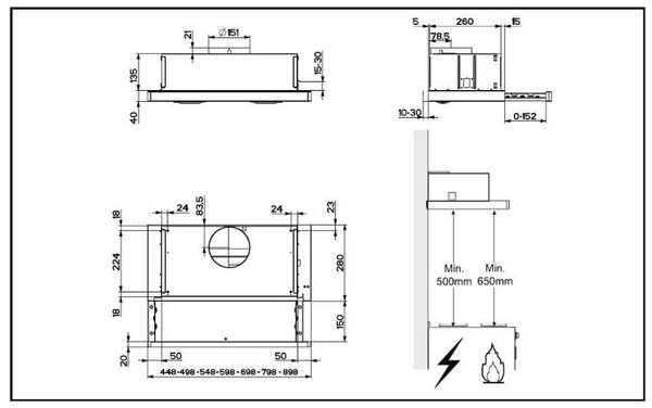 BEKO CTB6250W + kupóny na daľší nákup - Odsávace par