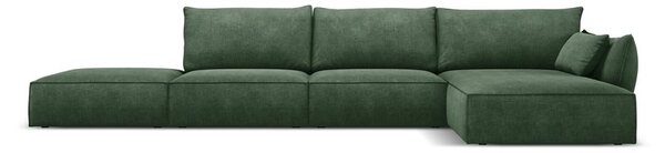 Tmavozelená rohová pohovka (pravý roh) Vanda - Mazzini Sofas