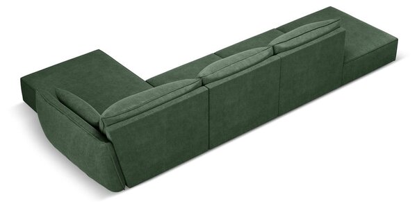 Tmavozelená rohová pohovka (pravý roh) Vanda - Mazzini Sofas