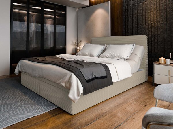 Manželská boxspring polohovateľná posteľ Dastor 140x200 - kašmírová