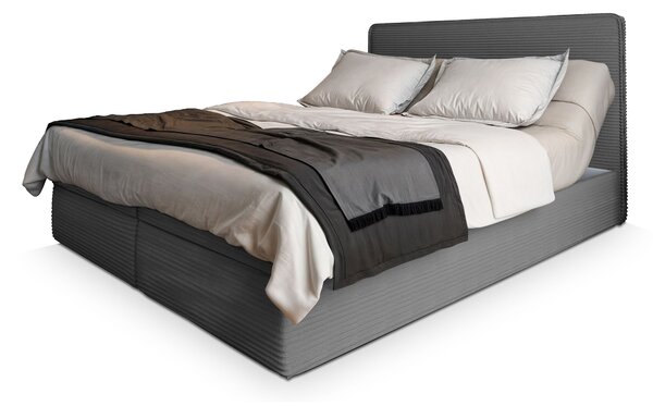 Manželská boxspring polohovateľná posteľ Dastor 160x200 - sivá