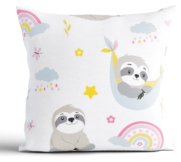 Bavlnená obliečka na vankúšik Renforcé 40 × 40 cm – Leňochod