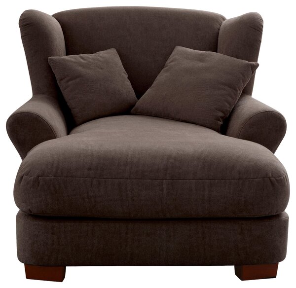 XXL KRESLO, textil, tmavohnedá Sit & More - Online Only obývacie izby, Online Only