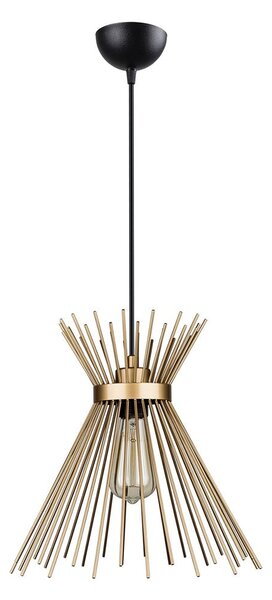 Kovové závesné svietidlo v zlatej farbe Izmir – Squid Lighting