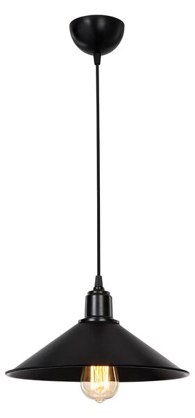 Čierne kovové stropné svietidlo ø 30 cm - Squid Lighting