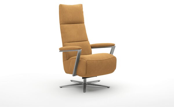 RELAXAČNÉ KRESLO, textil, horčicovožltá Sit & More - Online Only obývacie izby, Online Only