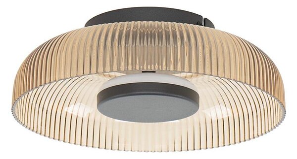 ITALUX WL-36482-YLL-LED Stropné svietidlo PASSO LED/8W/230V 3000K priemer 25 cm dýmovo-béžová