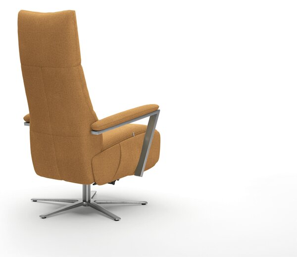 RELAXAČNÉ KRESLO, textil, horčicovožltá Sit & More - Online Only obývacie izby, Online Only