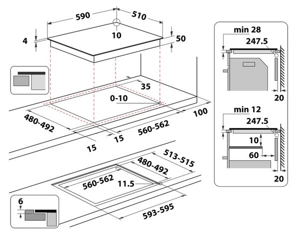 Whirlpool WL B4060 CPNE + kupóny na daľší nákup - Indukčná varná doska