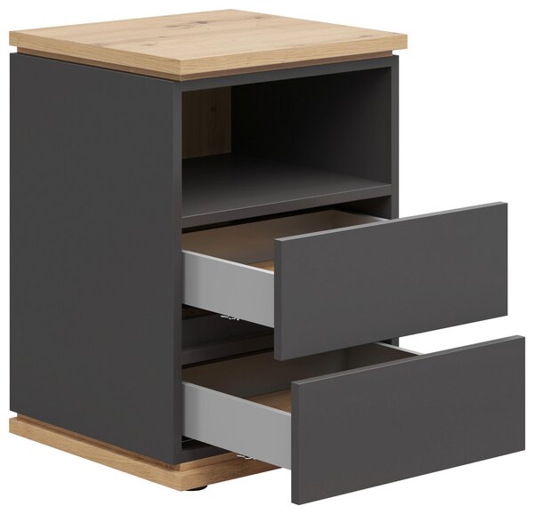 NOČNÝ STOLÍK, 45/63/42 cm Xora - Predsieňové programy, Online Only