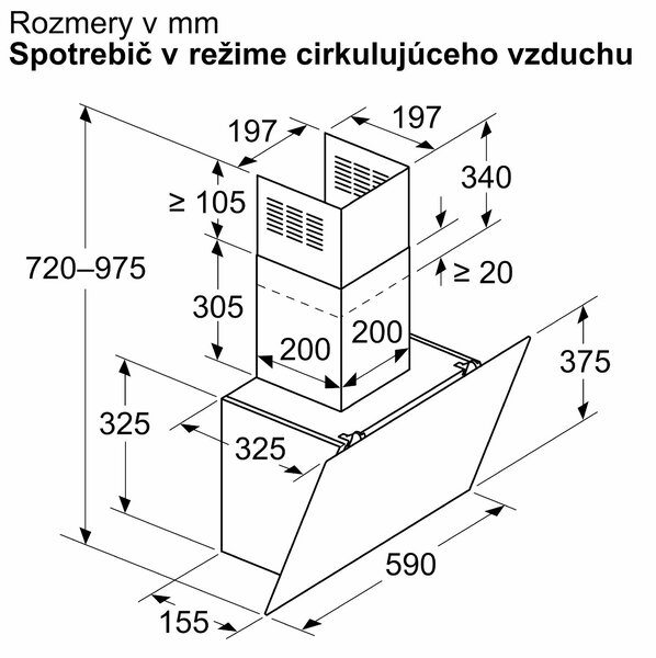 Bosch DWK65DK60 + kupóny na daľší nákup - Odsávač pár