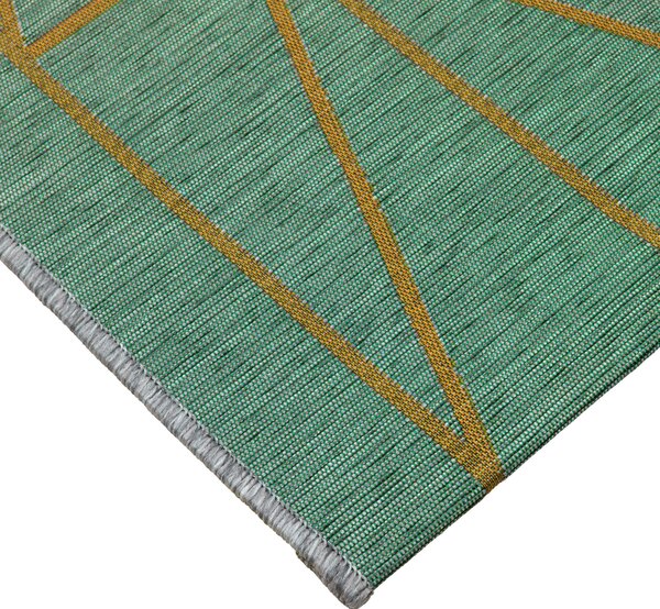 VONKAJŠÍ KOBEREC, 123/180 cm, petrolejová, Sahara Dieter Knoll - Koberce