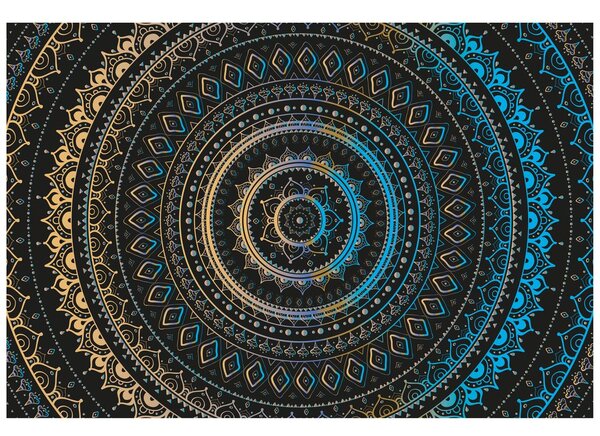 Tapeta Mandala so vzorom slnka