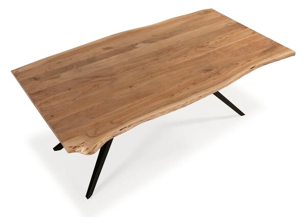 Jedálenský stôl s doskou z akácie 100x200 cm Mudri – MOME