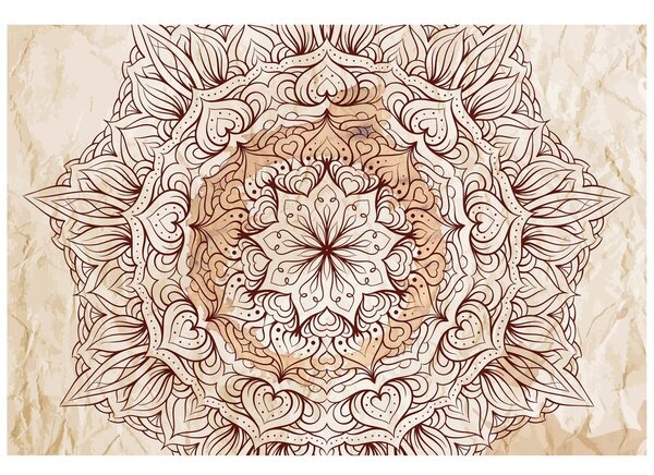 Tapeta abstraktná etnická Mandala