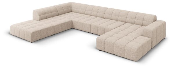 Béžová rohová pohovka (ľavý roh/do "U") Chicago – Cosmopolitan Design