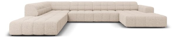 Béžová rohová pohovka (ľavý roh/do "U") Chicago – Cosmopolitan Design