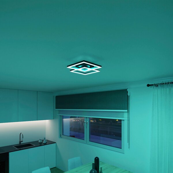 STROPNÉ LED SVIETIDLO, 44/7,8/44 cm Tint - Online Only bytové doplnky, Online Only