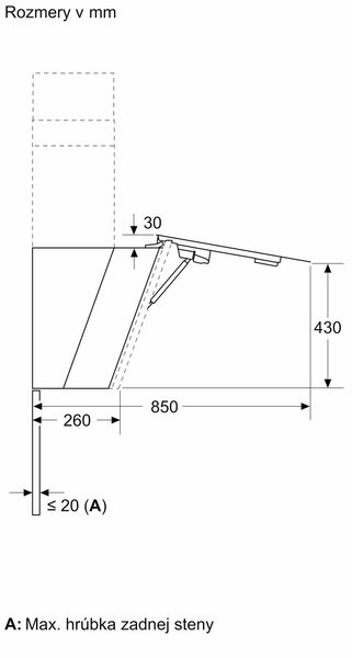 Bosch DWK81AN20 + kupóny na daľší nákup - Odsávač pár