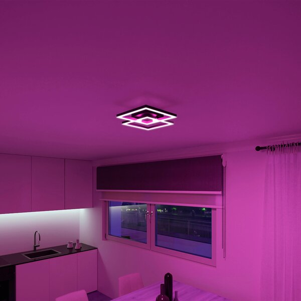 STROPNÉ LED SVIETIDLO, 44/7,8/44 cm Tint - Online Only bytové doplnky, Online Only