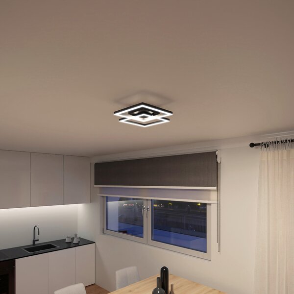 STROPNÉ LED SVIETIDLO, 44/7,8/44 cm Tint - Online Only bytové doplnky, Online Only
