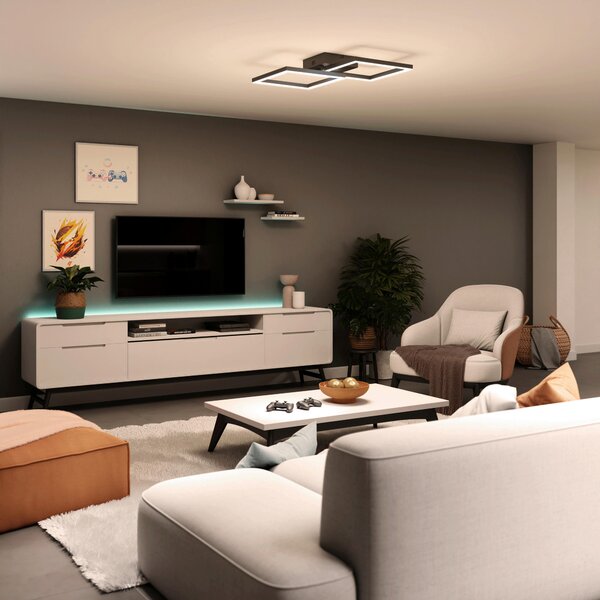 STROPNÉ LED SVIETIDLO, 44/7,8/44 cm Tint - Online Only bytové doplnky, Online Only