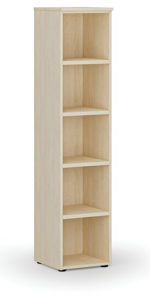 Kancelársky regál PRIMO WOOD, 400 x 420 x 1781 mm, breza