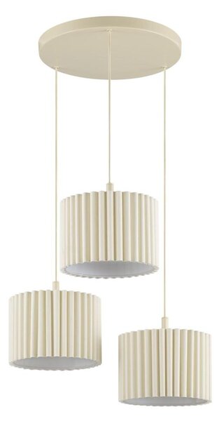 Brilliant - Závesný luster na lanku VELIN 3xE27/20W/230V priemer 61 cm krémová