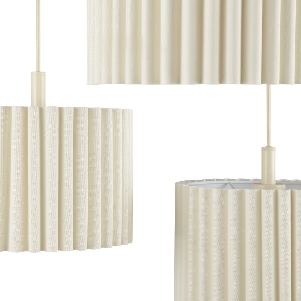 Brilliant - Závesný luster na lanku VELIN 3xE27/20W/230V priemer 61 cm krémová