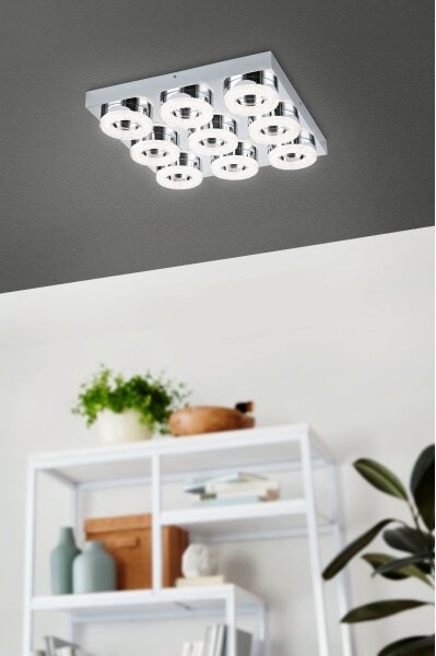 Eglo 95665 - LED Stropné svietidlo FRADELO 9xLED/4W/230V
