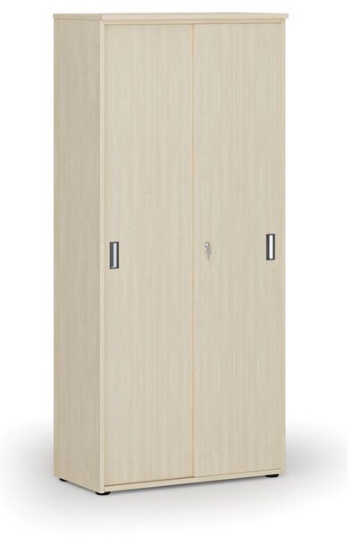 Skriňa so zasúvacími dverami PRIMO WOOD, 800 x 420 x 1781 mm, breza