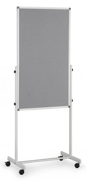Mobilná tabuľa, flipchart, kombinovaný povrch, 1200 x 700 mm