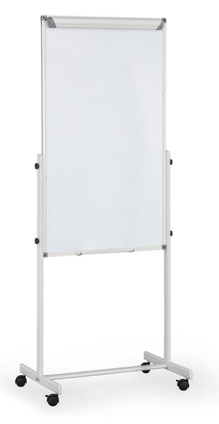 Mobilná tabuľa, flipchart, kombinovaný povrch, 1200 x 700 mm