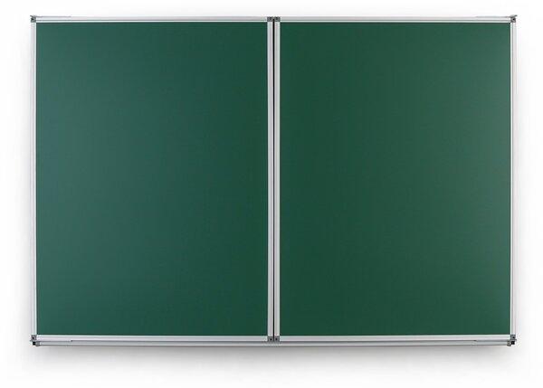 Roztváracia zelená keramická tabuľa pre popis kriedou, magnetická, 3600 x 1200 mm
