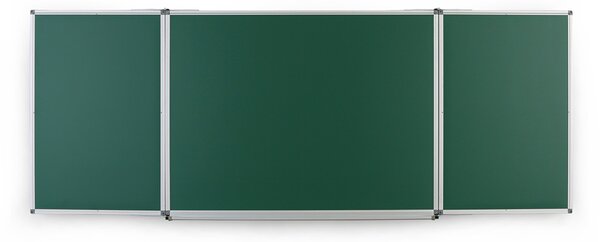 Roztváracia zelená keramická tabuľa pre popis kriedou, magnetická, 3600 x 1200 mm