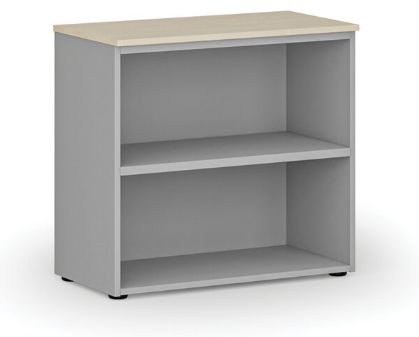 Kancelársky regál PRIMO GRAY, 800 x 420 x 740 mm, sivá/breza