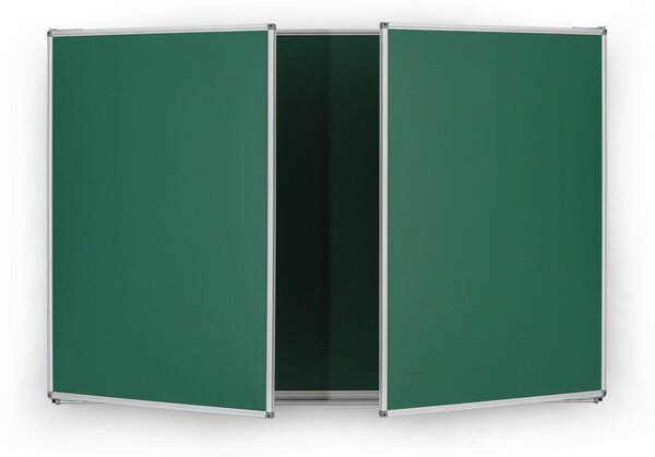 Roztváracia zelená keramická tabuľa pre popis kriedou, magnetická, 3600 x 1200 mm