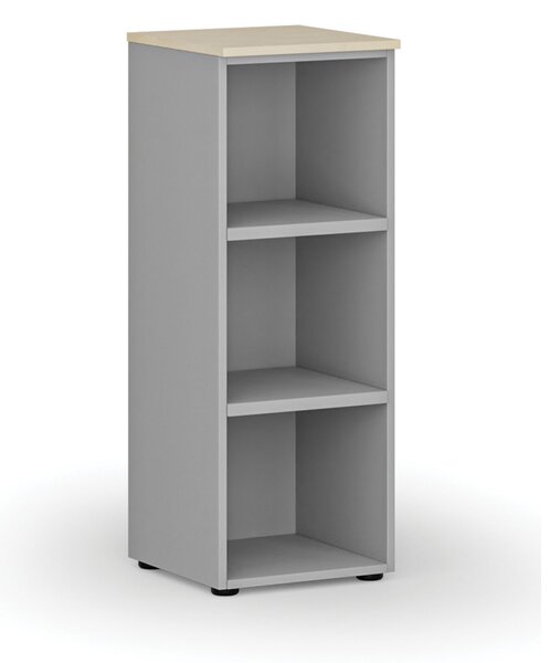 Kancelársky regál PRIMO GRAY, 400 x 420 x 1087 mm, sivá/breza