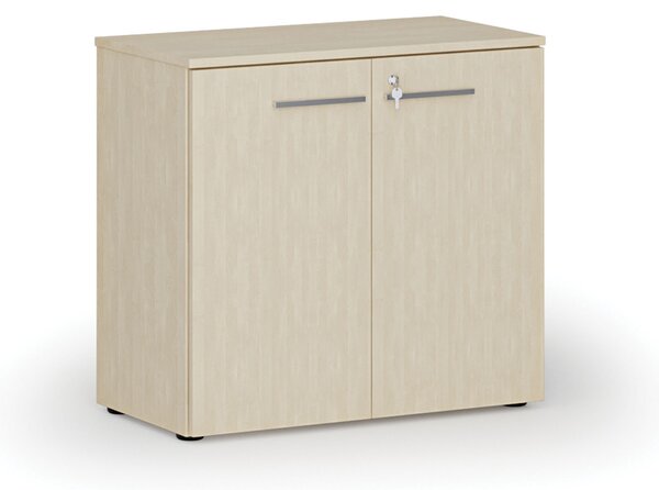 Kancelárska skriňa s dverami PRIMO WOOD, 800 x 420 x 740 mm, breza