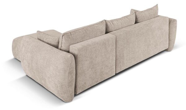 Béžová rohová pohovka (pravý roh) Matera – Cosmopolitan Design