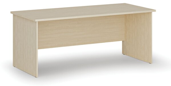 Kancelársky písací stôl PRIMO WOOD, 180x80 cm, breza