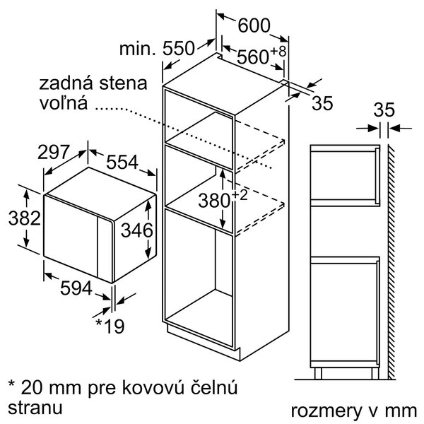Bosch BFL520MS0 + kupóny na daľší nákup - Mikrovlnná rúra zabudovateľná