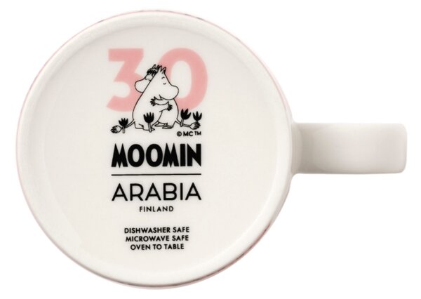 Hrnček Moomin Love 0,3l, ružový / 30. výročie, darčekový box