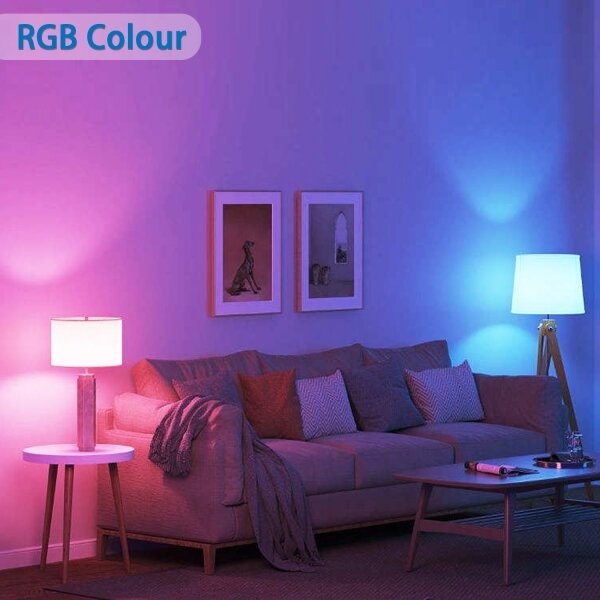 Sada 4 ks stmievateľných inteligentných LED RGBW žiaroviek GU10/4,9W/230V 2700-6500K - Aigostar