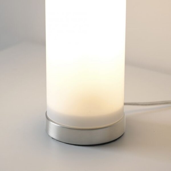 JUST LIGHT. 14006-16 - Stolná lampa BOTTLE 1xE14/25W/230V biela