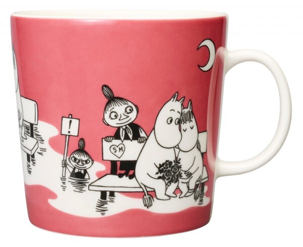 Arabia Hrnček Moomin 0,4l, ružový