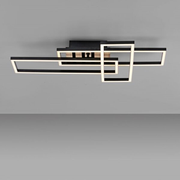 JUST LIGHT. 14051-79 - LED stropné svietidlo AKUSTIKA LED/20,5W/230V dub/čierna