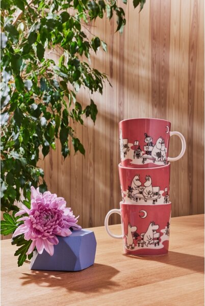 Arabia Hrnček Moomin 0,4l, ružový
